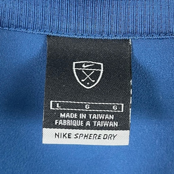 Nike Golf Sphere Dry Large Polo Tee Work Office Dri-Fit Active Breathable Shirt - Picture 4 of 7